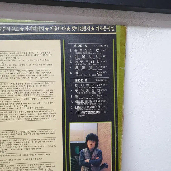 [BUNJANG] Kim Hak Rae 1982 Self-Composed 1st Album LP / 김학래 자작곡 제1집 LP 1982  슬픔의 심로  겨울바다  내가