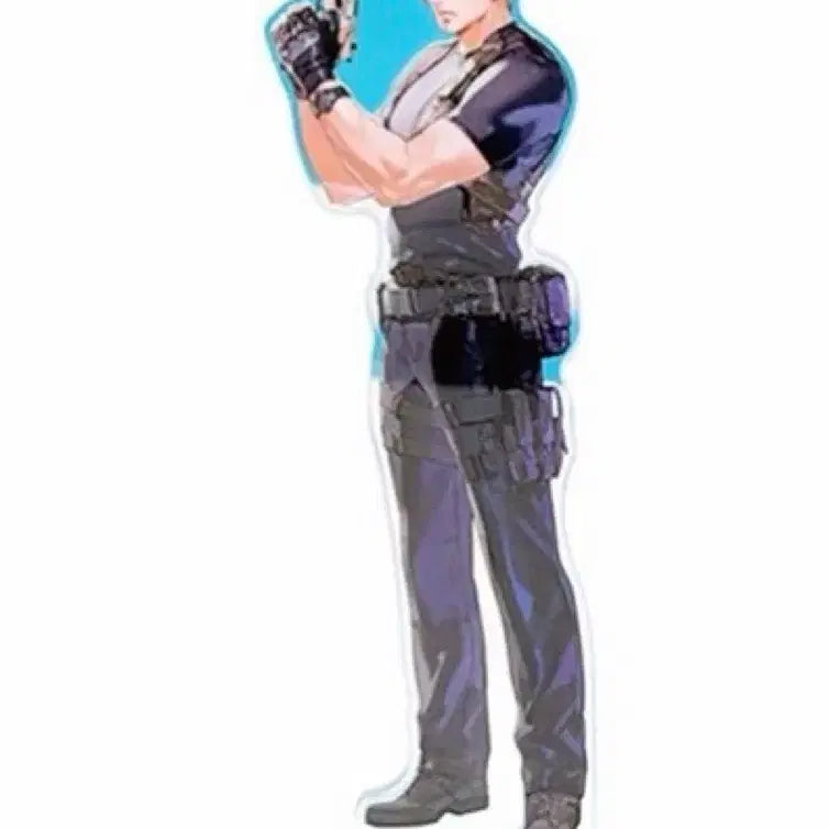 [BUNJANG] Capcom Resident Evil 4 Leon S. Kennedy Acrylic Stand / 캡콤 스토어 바이오하자드4 레온 케네디 아크릴 스캔드