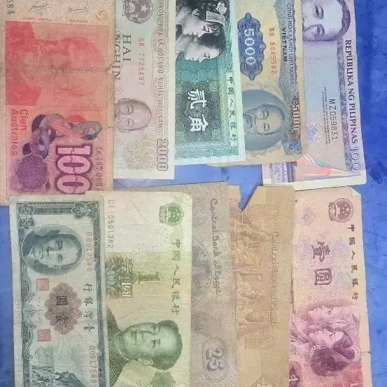 [BUNJANG] Vintage World Currency Collection Bundle / 신권보다귀한 빈티지 세계 각국 희귀 구권 지폐 일괄 판매 / 외국지폐 수집용권