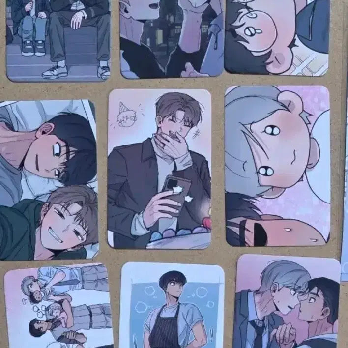 [BUNJANG] Dangbangsa Tunique Visit Photocard Bundle Set (9 pcs) / 당방사 투니크 방문 포카 9장 1세트 일괄 양도 당신이 방심한 사이 성한 해민 다운 진태 커플 엽서 특전