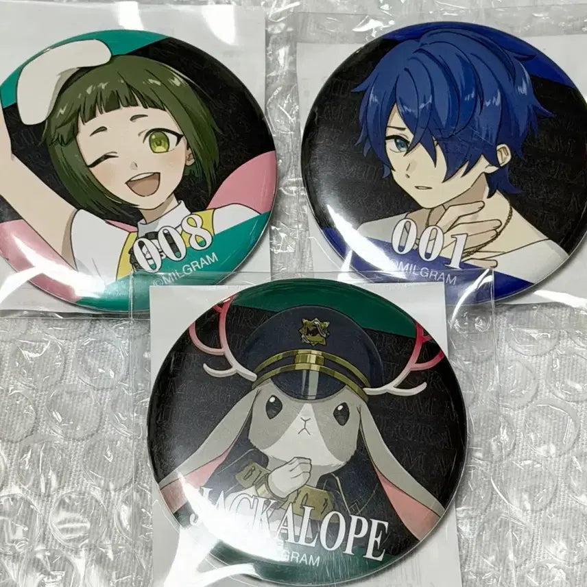[BUNJANG] Milligram Kuji Amane Haruka Jackalope Can Badge Bundle Set / 밀그램 쿠지 아마네 하루카 잭카로프 캔뱃지 일괄 판매
