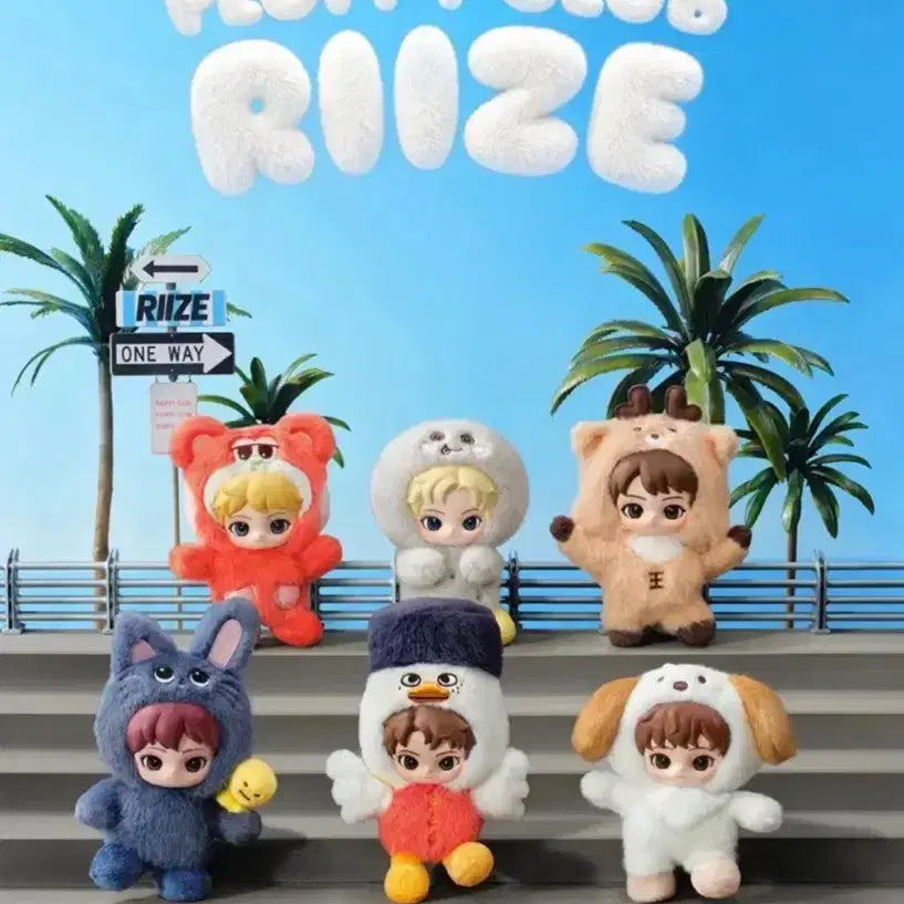 [BUNJANG] RIIZE POPMART Fluffy Plush Keychain Songyoudori / RIIZE 라이즈 팝마트 플러피 인형 키링 송용돌이