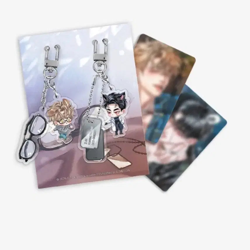 [BUNJANG] Blood More Than Guide Possessions Acrylic Keyring Set (Sealed) / 미개봉) 피보다 진한 가이드 소지품 아크릴 키링 세트