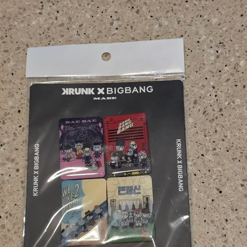 [BUNJANG] BIGBANG 10th Anniversary KRUNK Collaboration Magnet Set / 빅뱅 10주년 기념 마그넷