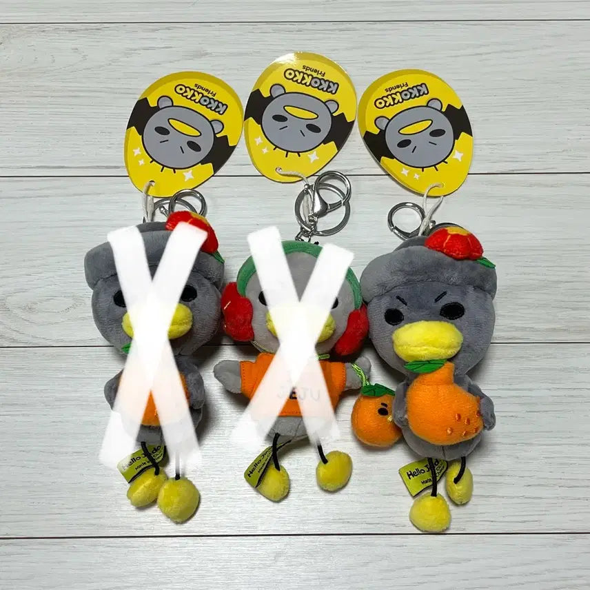 [BUNJANG] Hello Jadoo Kkoko Jeju Version Dol Hareubang Keyring / 안녕자두야 꼬꼬 제주 인형 키링 - 돌하르방 꼬꼬