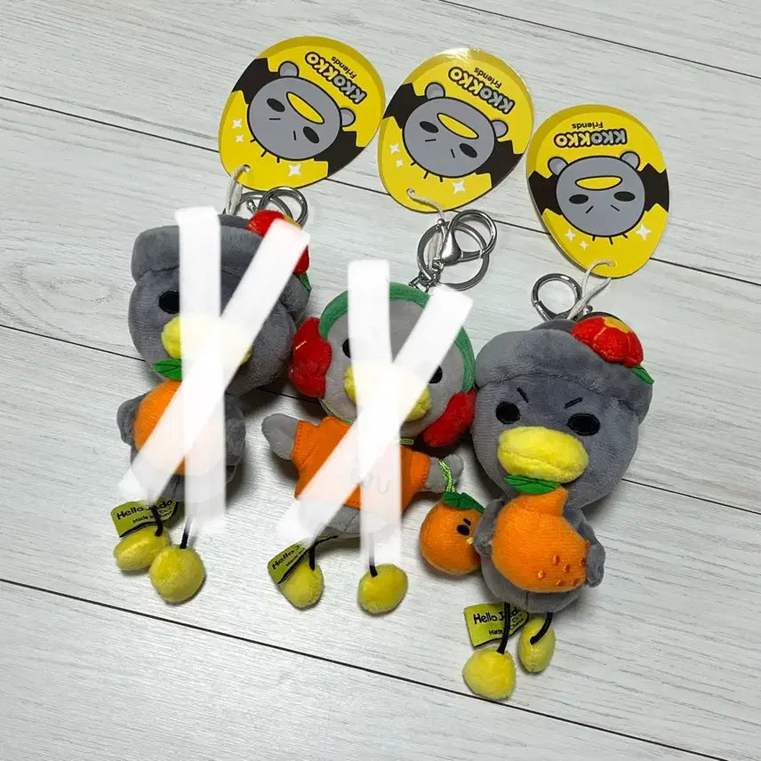 [BUNJANG] Hello Jadoo Kkoko Jeju Version Dol Hareubang Keyring / 안녕자두야 꼬꼬 제주 인형 키링 - 돌하르방 꼬꼬
