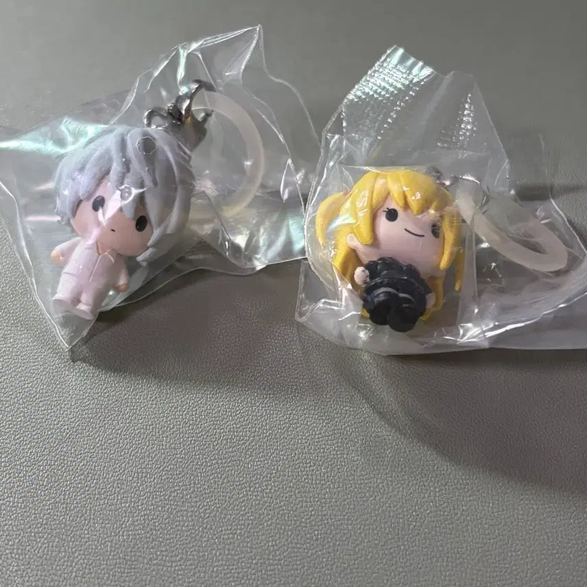 [BUNJANG] Death Note Nia &amp; Misa Resin Charm Figure Set (2 Types) / 데스노트 니아, 미사 메지루시 키링 피규어 2종 일괄 판매