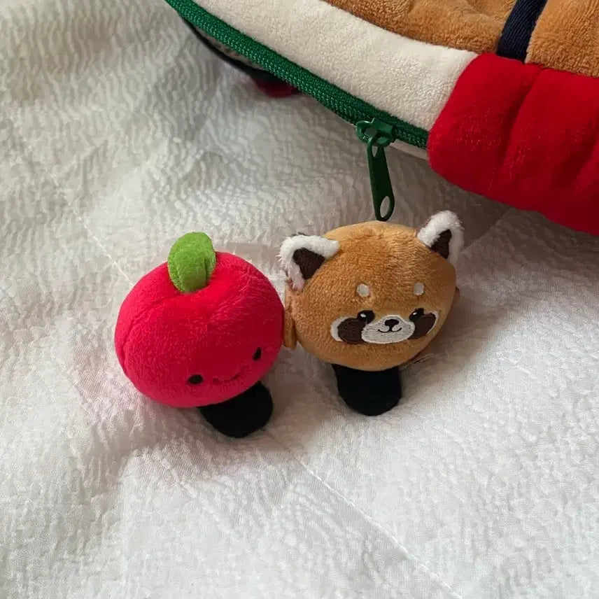[BUNJANG] Everland Red Panda Hairpin Set / 에버랜드 레서판다 머리삔