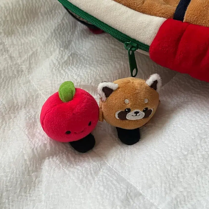 [BUNJANG] Everland Red Panda Hairpin Set / 에버랜드 레서판다 머리삔