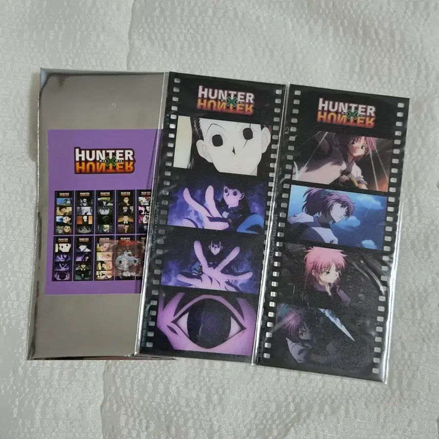 [BUNJANG] Hunter x Hunter x Collaborator Cafe Irrmi &amp; Machi Bookmark Set / (일괄) 헌터헌터 콜라보카페 북마크 필름 이르미 마치