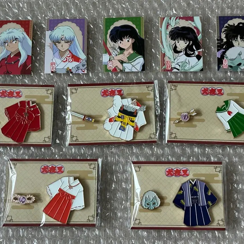 [BUNJANG] Inuyasha Character Badge Set / cgv 이누야샤 뱃지