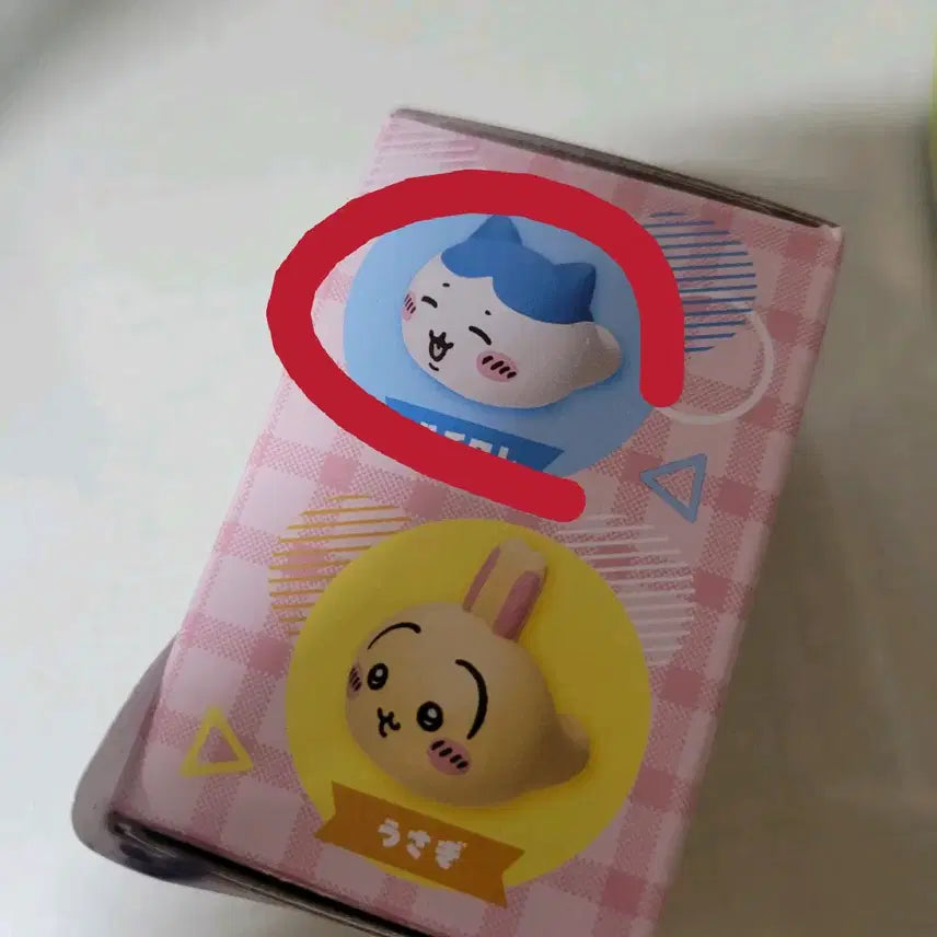 [BUNJANG] Hachiware Face Ring (Box Version) / 하치와레 반지 페이스링