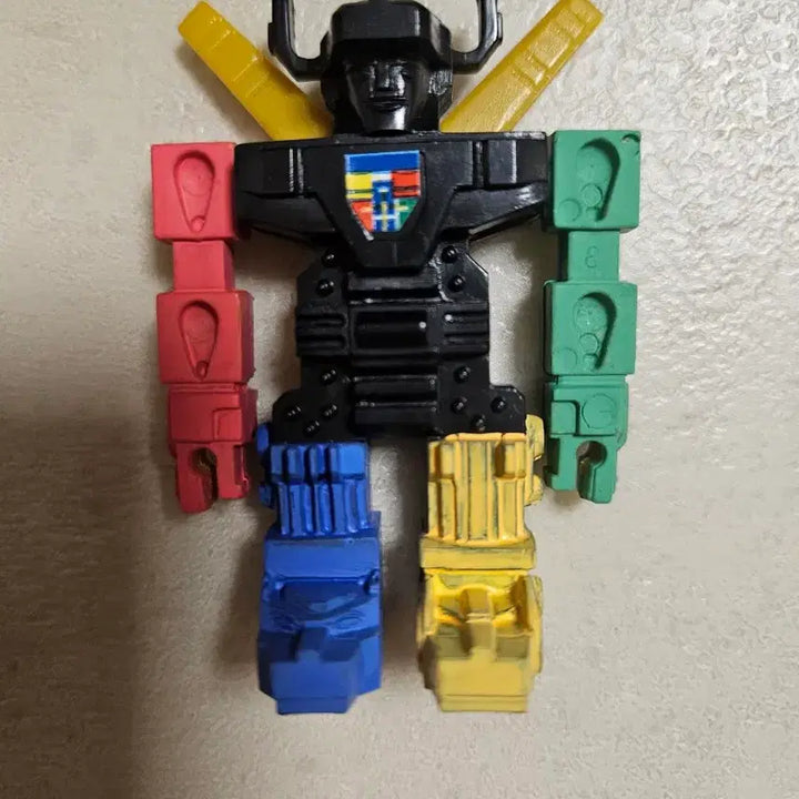 [BUNJANG] Custom Painted Voltron Black Lion Figure / 고전 볼트론_커스텀