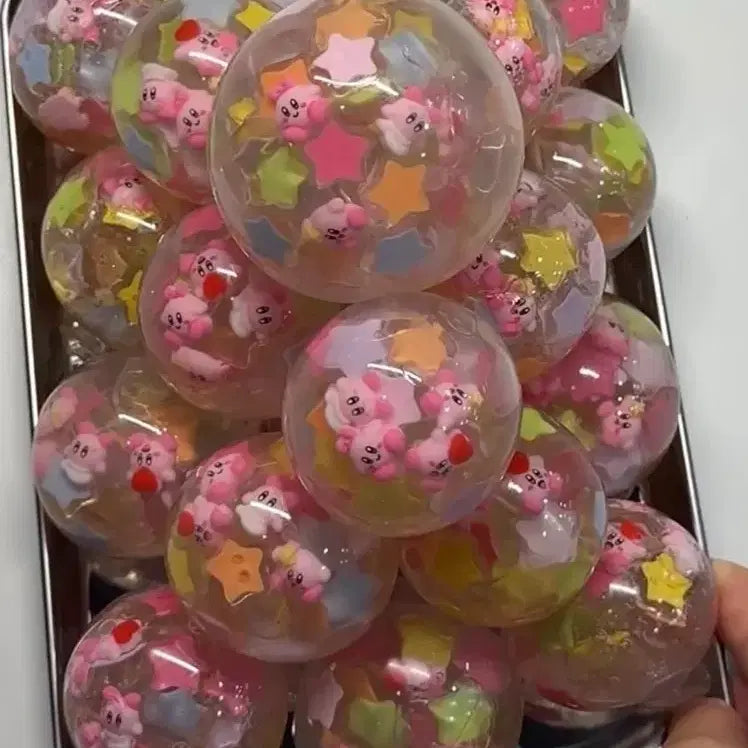 [BUNJANG] Kirby Slime Squishy Toy / 커비 슬라임 말랑이