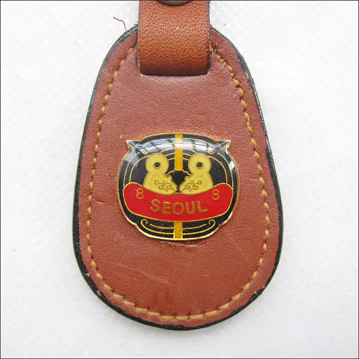 [BUNJANG] 1988 Seoul Olympics Tiger Leather Keychain / 88서울올림픽 호랑이 가죽 열쇠고리 (k256)