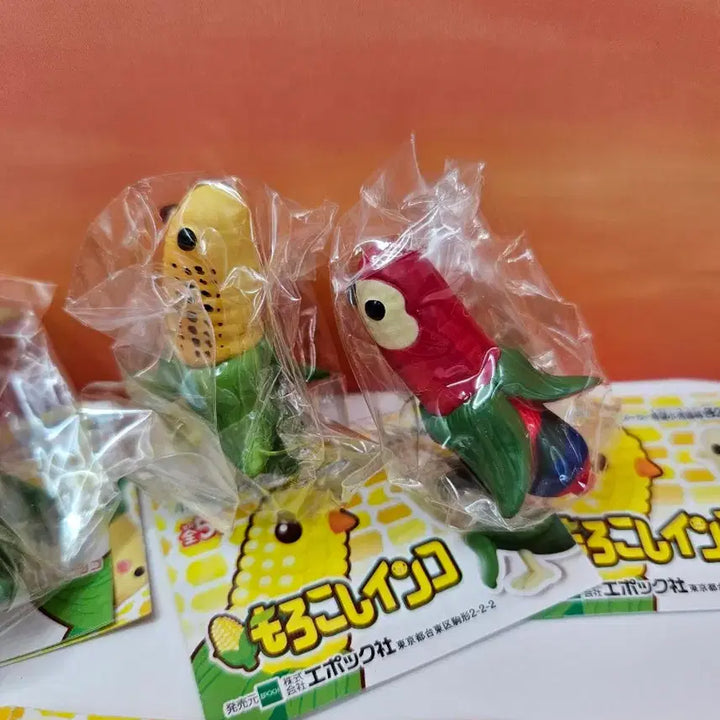 [BUNJANG] Corn Parrot Gacha Figure Set / 옥수수 앵무새 가챠 피규어