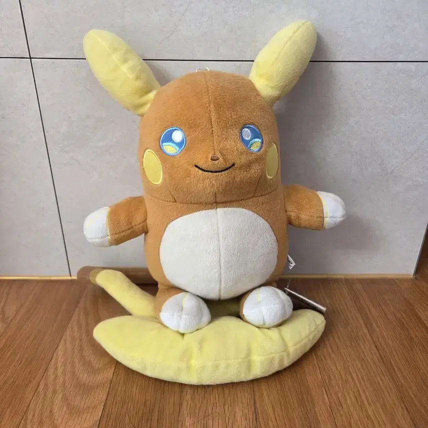 [BUNJANG] Pokémon Sun &amp; Moon Alola Raichu Plush / 포켓몬 썬 문 뎃카이누이구루미 알로라 라이츄 인형