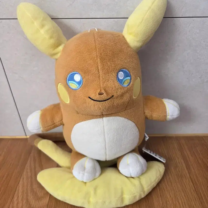 [BUNJANG] Pokémon Sun &amp; Moon Alola Raichu Plush / 포켓몬 썬 문 뎃카이누이구루미 알로라 라이츄 인형