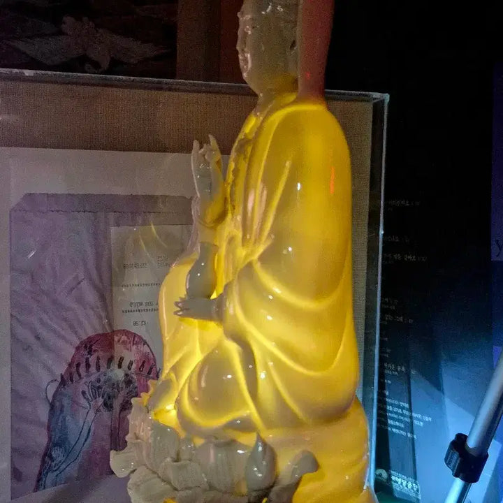 [BUNJANG] Dehua Porcelain Bodhisattva Statue / 덕화요 백자관음보살약사좌상