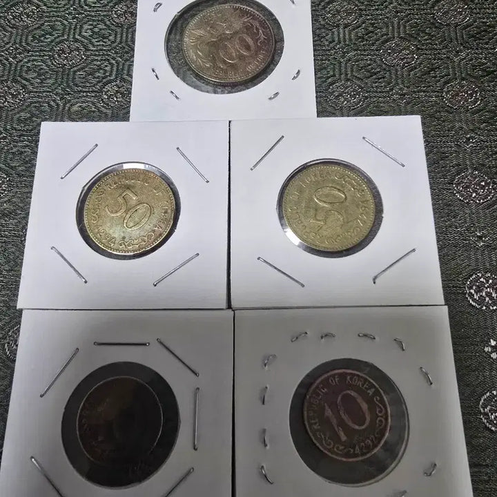 [BUNJANG] Korean Old Coin Set - 100 Won, 50 Won, 10 Won / 100환 50환 10환 세트