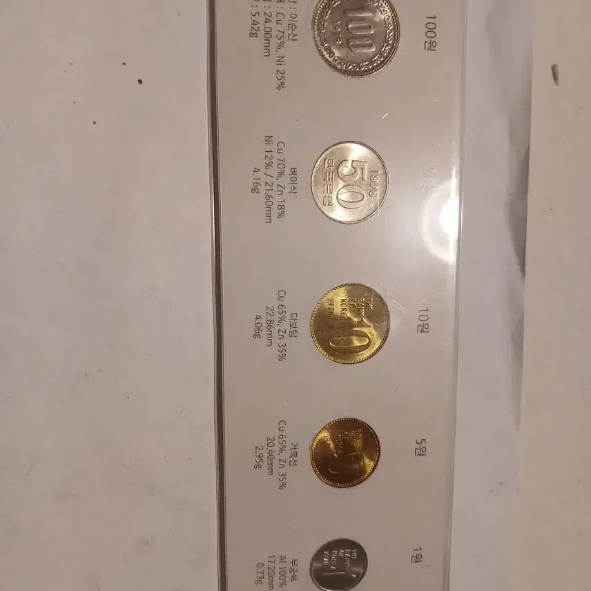 [BUNJANG] 1978 Coin Set / 1978년 주화세트