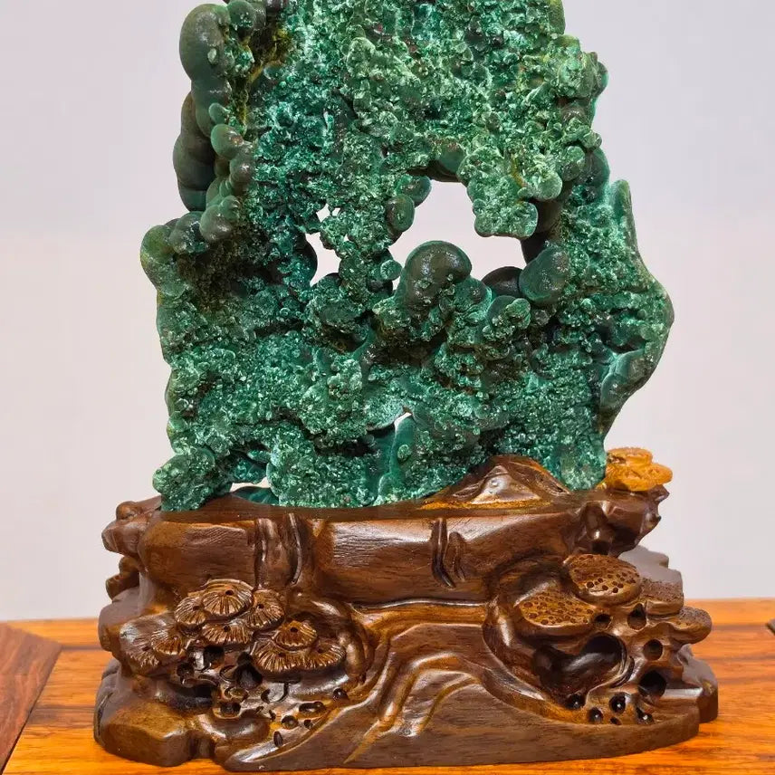 [BUNJANG] Malachite Rough Stone / 26091016 좋은 기운을 내뿜고 컬러와 융 변화가 기가막힌 자연석 말라카이트 공작석 원석 광물 수석 팝니다
