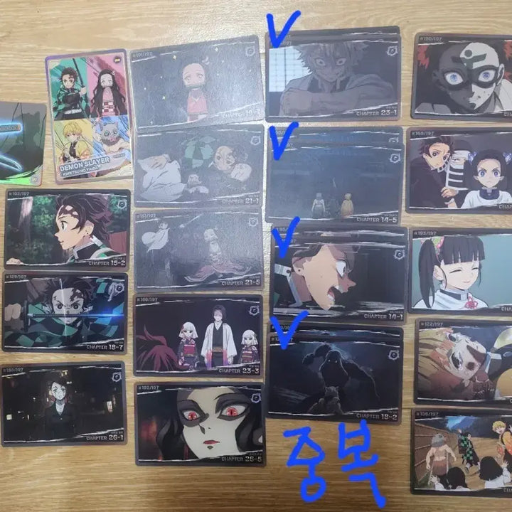 [BUNJANG] Demon Slayer Photocard Bundle Set (35 pcs) / 귀멸의칼날 포카(급처)
