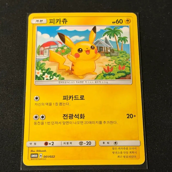 [BUNJANG] 2018 Pikachu Pokemon Card / 2018 포켓몬카드 피카츄