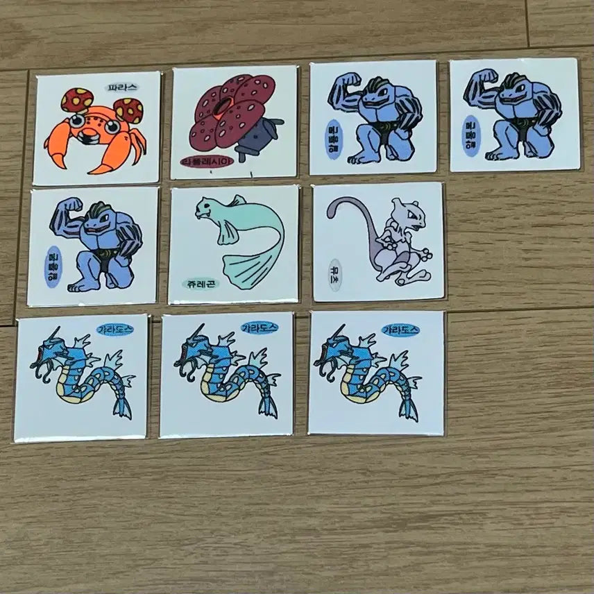 [BUNJANG] 1999 Pokemon Sticker (Unpeeled) / 99년(구버전) 포켓몬(안뗀씰)