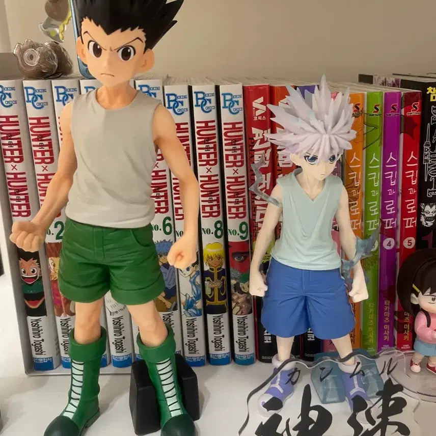 [BUNJANG] Hunter x Hunter Gon &amp; Killua Figure Bundle Set (Box Not Included) / 헌터헌터 곤 키르아 피규어 일괄판매 (박스x)