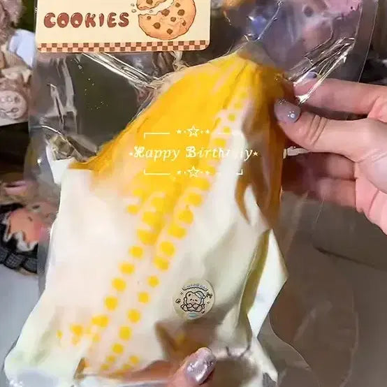 [BUNJANG] Douyin Giant Corn Squishy Toy / (중고) 도우인 대왕 옥수수 말랑이