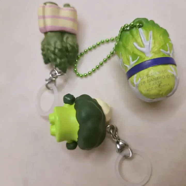 [BUNJANG] Sanrio Hello Kitty Vegetable Charm Keychain Set / 산리오 키티배추 및 야채키링  피규어 키링 일괄
