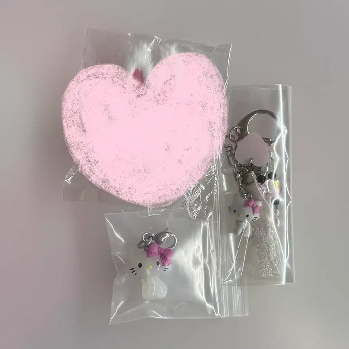 [BUNJANG] Charmmy Kitty Gacha Keyring Set (3 Types) / 챠미키티 가챠 키링 3종 세트