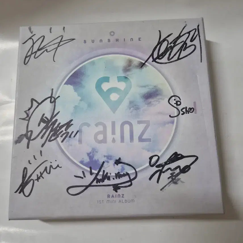 [BUNJANG] RAINZ Sunshine 1st Mini Album Signed CD / (비매)레인즈 Sunshine 1집 미니앨범 사인cd 입니다 깨끗합니다