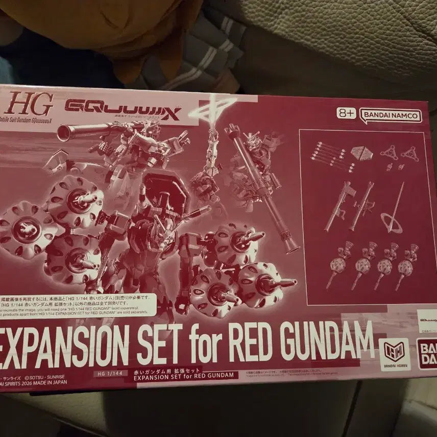 [BUNJANG] HG Red Gundam Expansion Set / HG 붉은건담 추가세트 포함