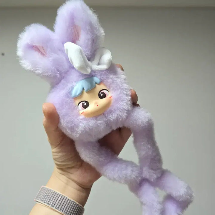 [BUNJANG] Tangle Fidget Toy HiddenWoo Collaboration Plush Keychain / 정품 탱글 피젯토이 히든우 씨미 플러시 새것 타로버니