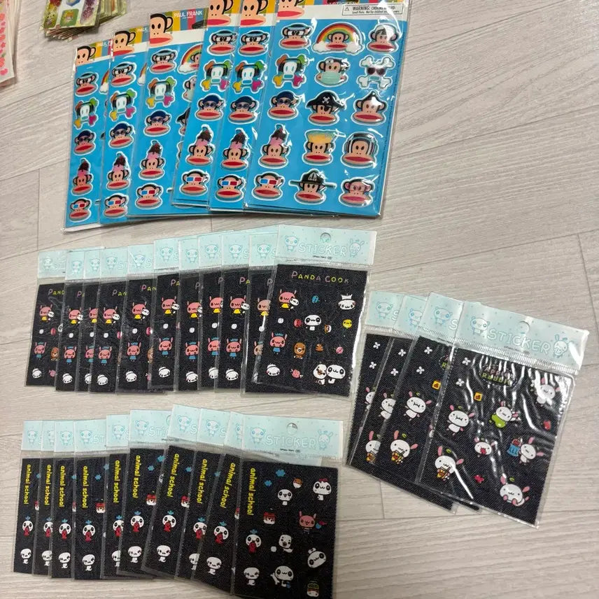 [BUNJANG] Classic Stationery White Blank Hamster Sticker / [무조건 4500] 고전문구 스티커 헤이세이 데님스티커 폴플랭크 햄스터