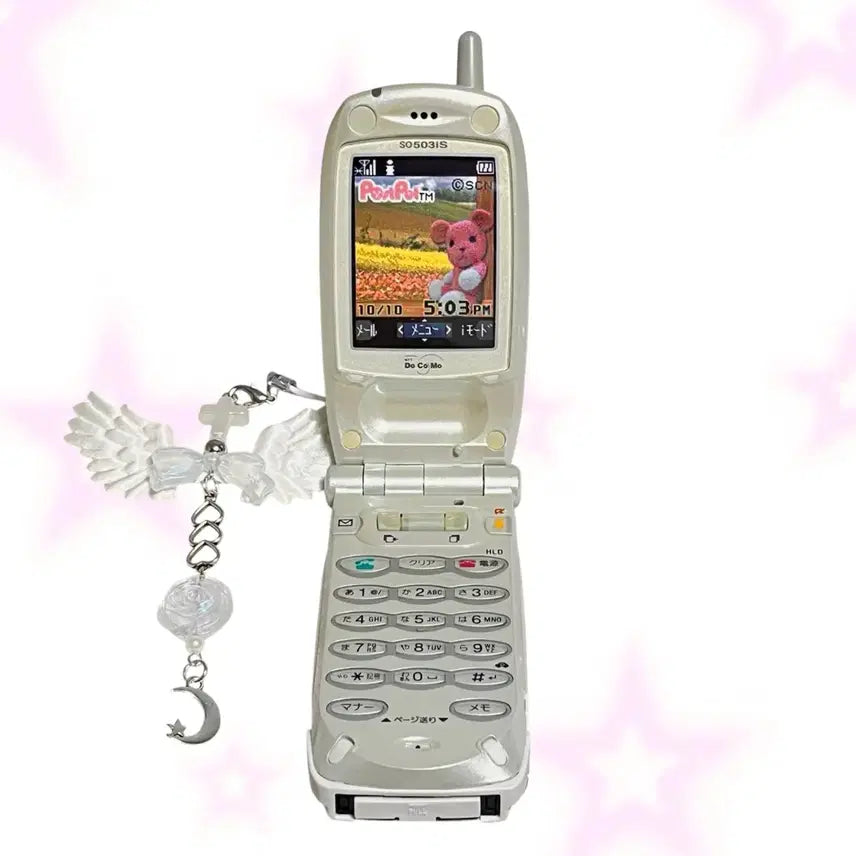 [BUNJANG] Docomo "Kuma" Mockup Phone Folder Phone / 고전 포스트펫 핑크곰 목업폰 도코모 모형폰 폴더폰 일본 핸드폰 휴대폰 docomo y2k