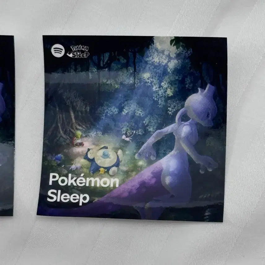 [BUNJANG] Pokemon Center Mewtwo Sticker Special Edition / 포켓몬센터 포켓몬 슬립 뮤츠 한정 스티커 특전