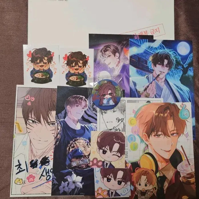 [BUNJANG]  Choi Yeowon Birthday Cafe Goods Pin Button / 최요원 생일카페 굿즈 핀버튼 재관국 봉투 괴담출근 괴출