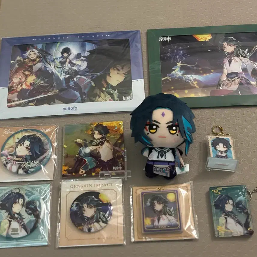 [BUNJANG] Genshin Impact Xiao Merchandise Bundle Set / 원신 소 공식굿즈 일괄