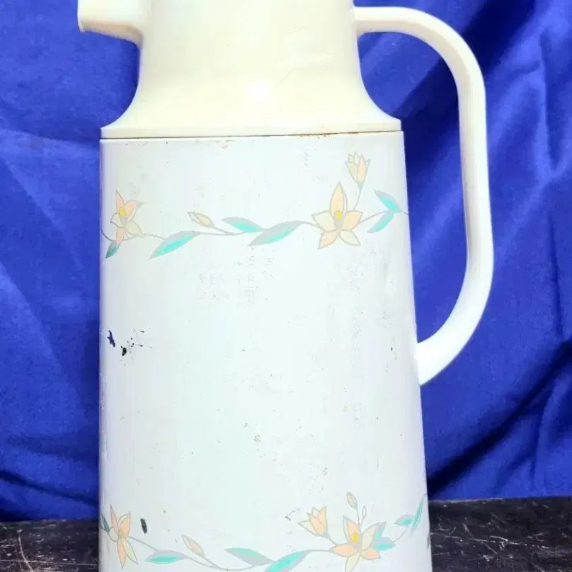 [BUNJANG] Vintage Japanese DIAMOND Floral Pattern Thermos Flask (1.0 L) / 빈티지 일본산 DIAMOND 꽃무늬 보온병
