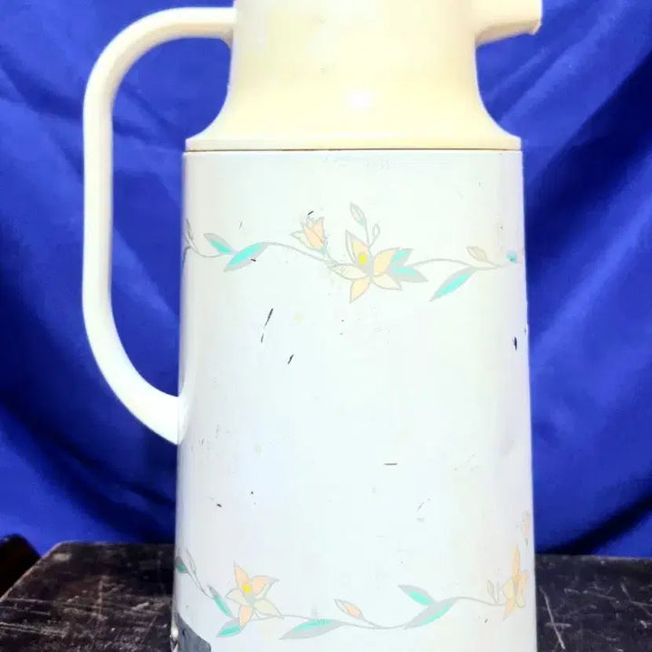 [BUNJANG] Vintage Japanese DIAMOND Floral Pattern Thermos Flask (1.0 L) / 빈티지 일본산 DIAMOND 꽃무늬 보온병