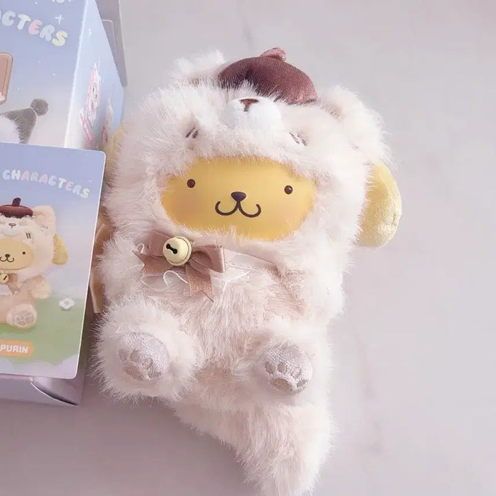 [BUNJANG] Sanrio Pompompurin Plush Doll / 미니소 산리오 폭스 아일랜드 폼폼푸린 인형