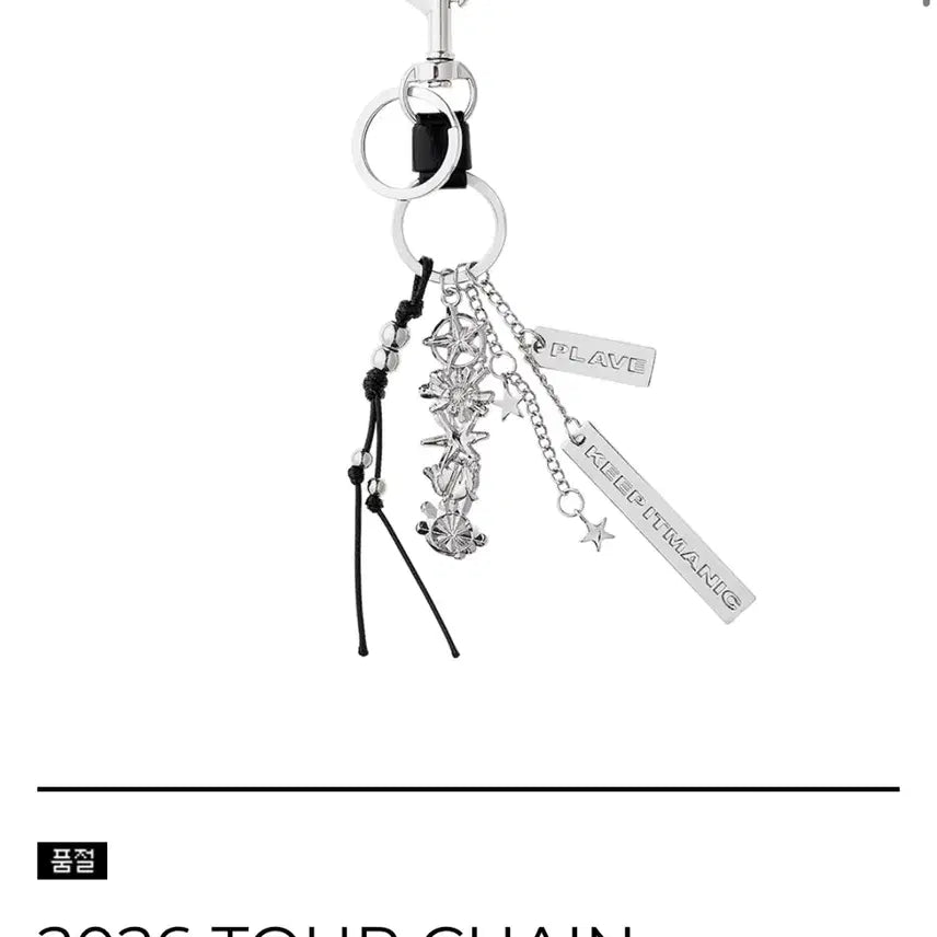 [BUNJANG] PLAVE Chain Keychain Sealed / 플레이브 체인키링 미개봉