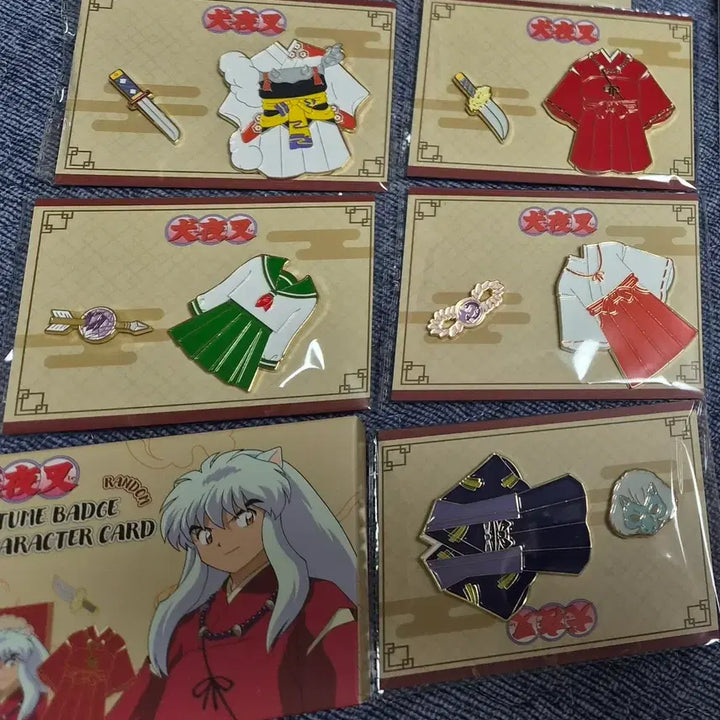 [BUNJANG] Inuyasha CGV Popup Badge Set Bundle (Sealed) / 미개봉 cgv 이누야샤 팝업 뱃지 세트 일괄
