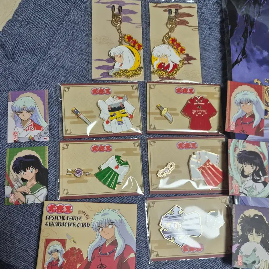[BUNJANG] Inuyasha CGV Popup Badge Set Bundle (Sealed) / 미개봉 cgv 이누야샤 팝업 뱃지 세트 일괄