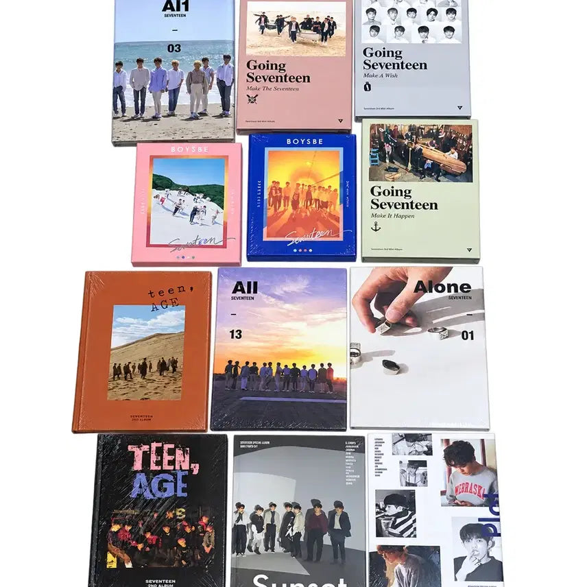 [BUNJANG] Seventeen Sealed Album Bundle Set / 세븐틴 미개봉 앨범