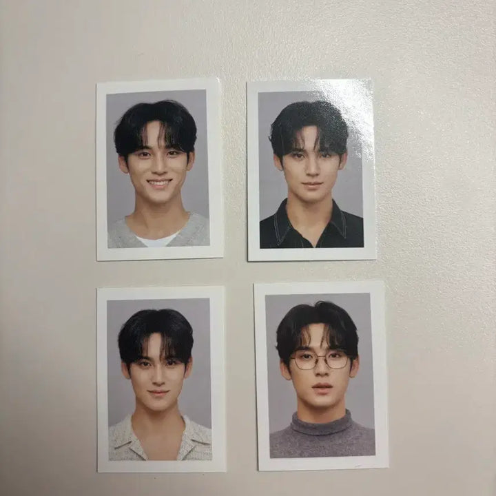 [BUNJANG] SEVENTEEN Mingyu Innisfree Photo Card Set (4 Types) / 세븐틴 민규 이니스프리 증사 4종세트 (단순개봉!