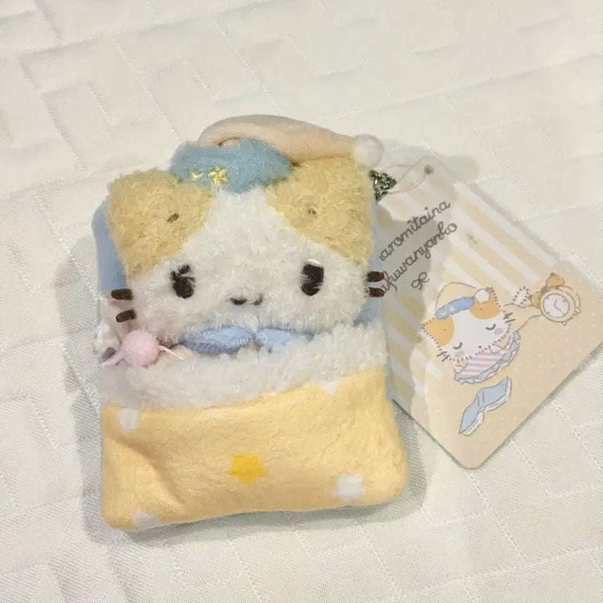 [BUNJANG] Sanrio Goodnight Marshmallow Doll Mascot / 산리오 굿나잇 마슈마로 인형 마스코트